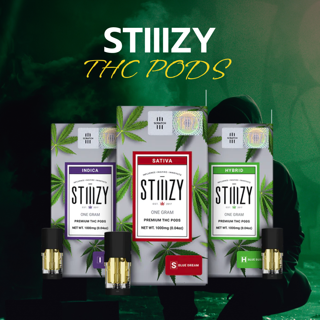 Stiiizy THC Pods สติซซี่ พอตกัญชา บุหรี่ไฟฟ้ากัญชา ราคาถูก Stiiizy THC Pods สติซซี่ พอตกัญชา บุหรี่ไฟฟ้ากัญชา ราคาถูก